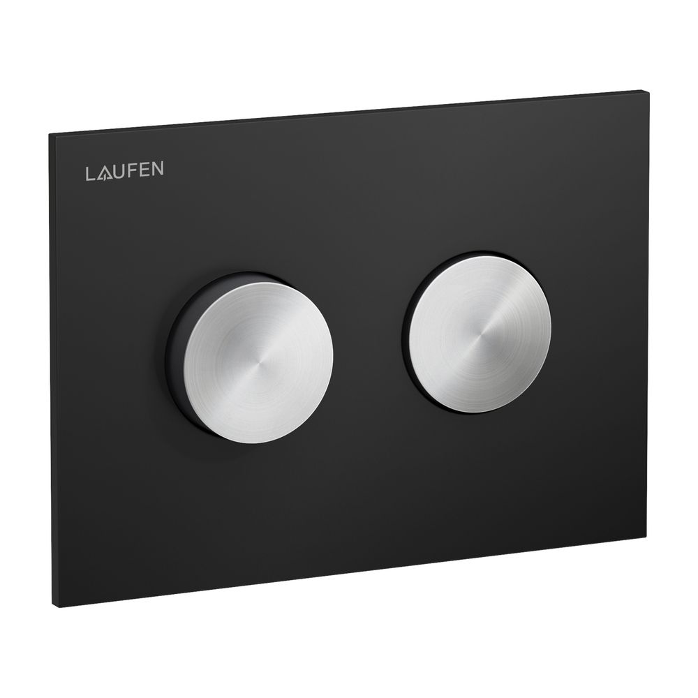 Laufen Drückerplatte Groove INEO 203x145x6mm, Mattschwarz, Kunststoff, Betätigun... LAUFEN-H9001171240001 7612738098872 (Abb. 2)