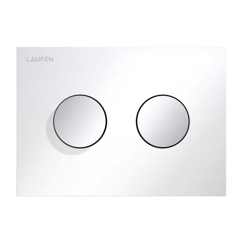 Laufen Drückerplatte Groove INEO 203x145x6mm, Gold, glänzend Weiß, Kunststoff, B... LAUFEN-H9001171930001 7612738098858 (Abb. 1)