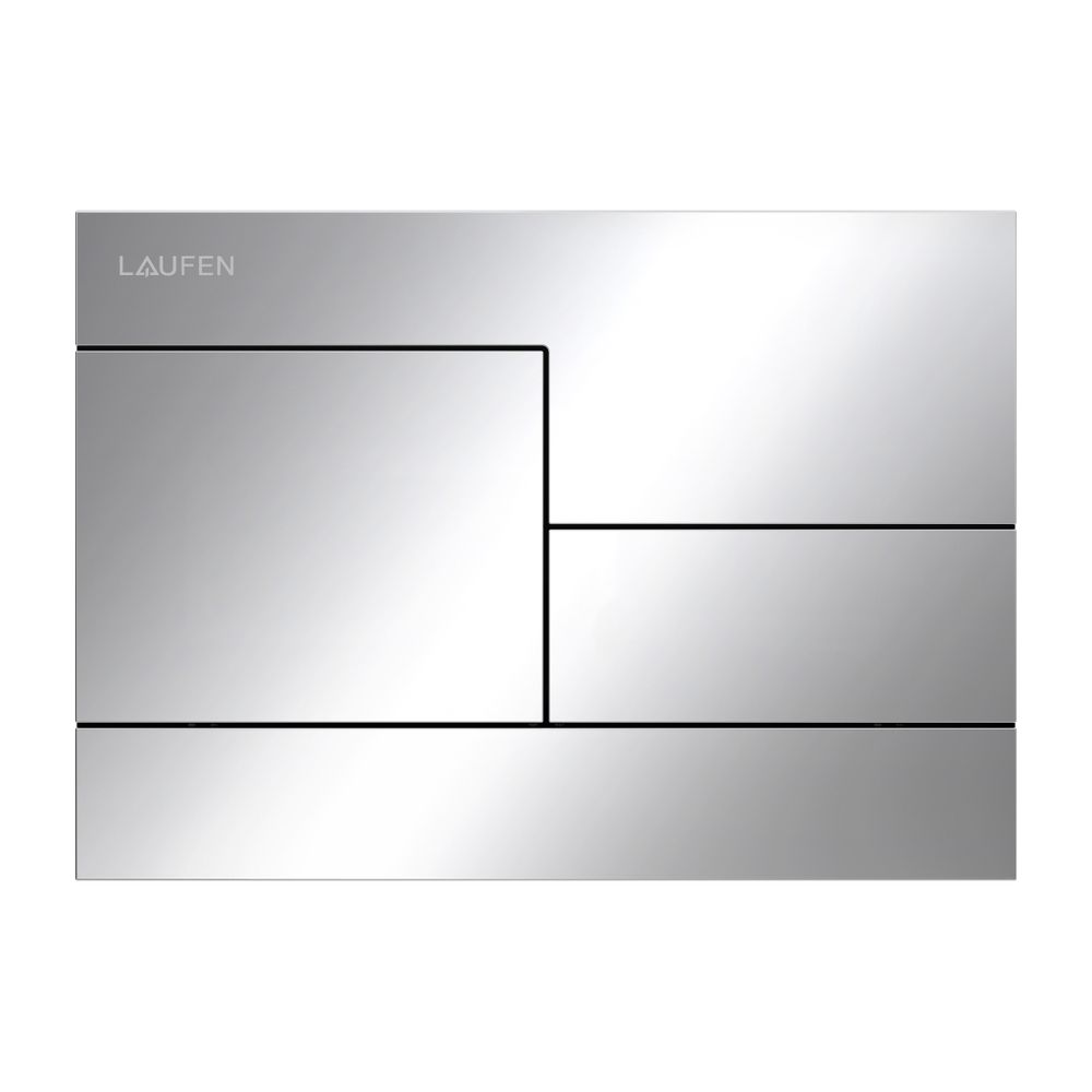 Laufen Drückerplatte Skyline INEO 208x148x6mm, Chrom, aus Kunststoff, Betätigung... LAUFEN-H9001180040001 7612738098933 (Abb. 1)