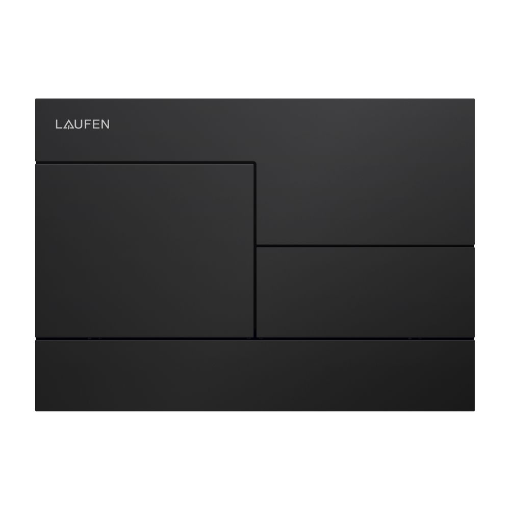 Laufen Drückerplatte Skyline INEO 208x148x6mm, Mattschwarz, aus Kunststoff, Betä... LAUFEN-H9001187160001 7612738098957 (Abb. 1)