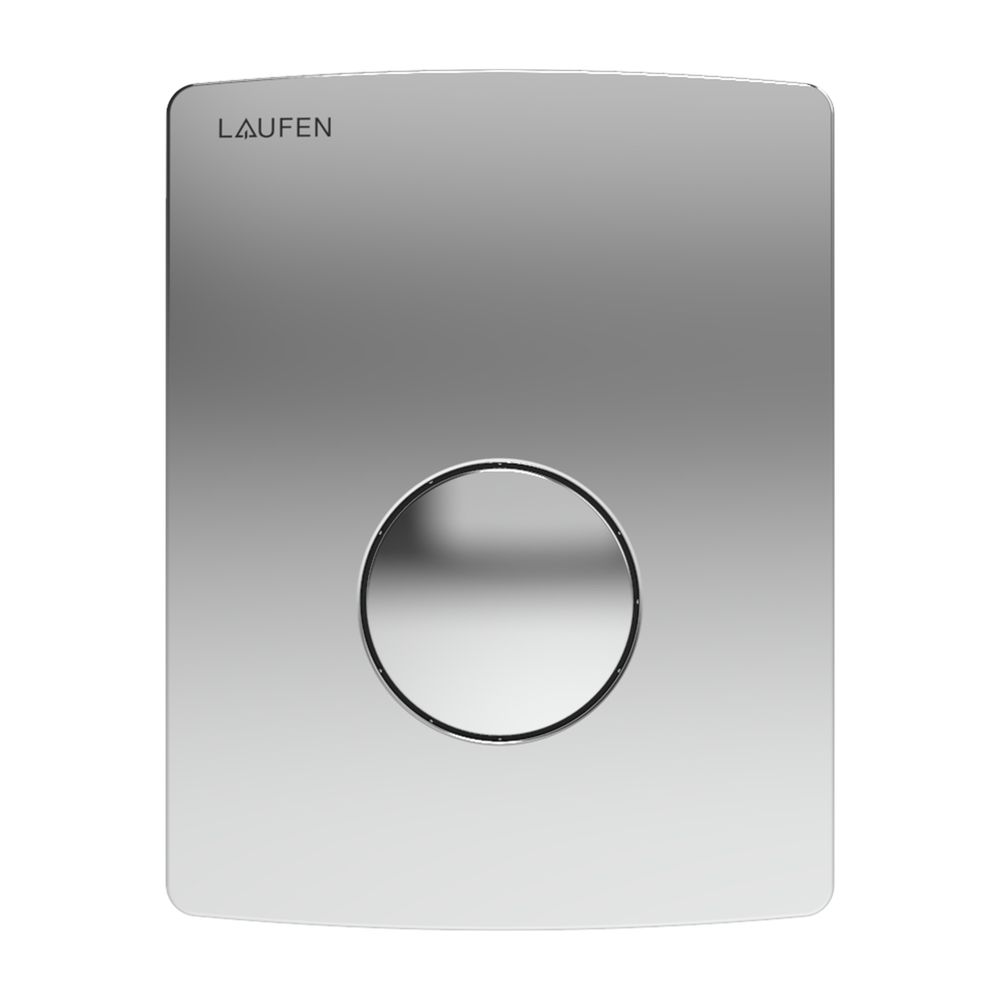 Laufen Urinal Drückerplatte AU109 INEO, 126x162x17mm, Chrom, aus Kunststoff... LAUFEN-H9091090040001 7612738028404 (Abb. 1)