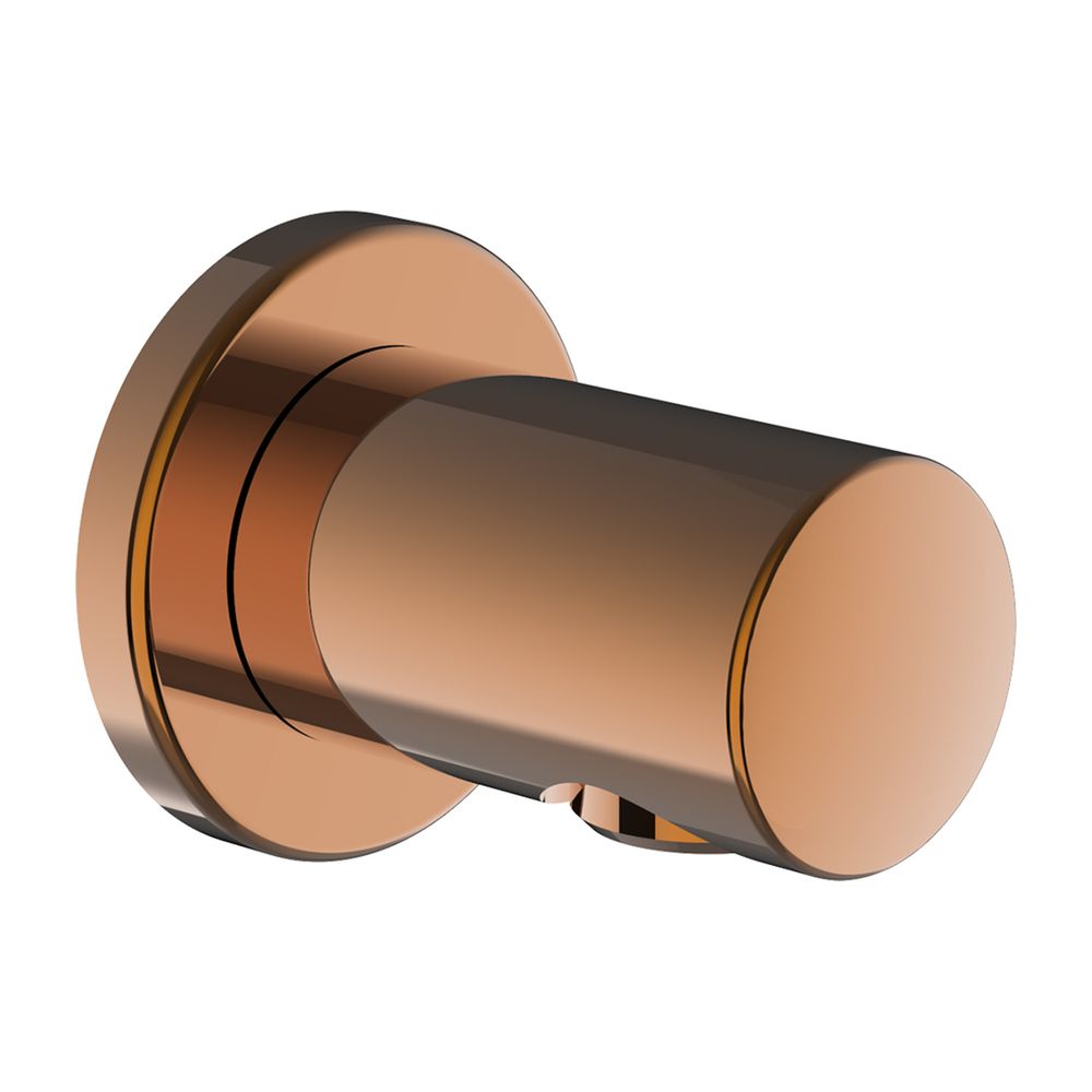 Laufen Anschlussbogen Twin für Handbrause, Ausladung 42mm, PVD Roségold, mit Rüc... LAUFEN-HF504776465000 7612738000523 (Abb. 1)