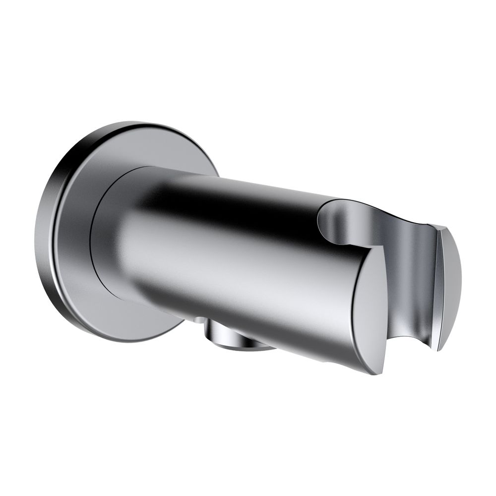 Laufen Anschlussbogen Twin für Handbrause, fester Halter, PVD Edelstahl-Optik, A... LAUFEN-HF504778423000 7612738995270 (Abb. 1)
