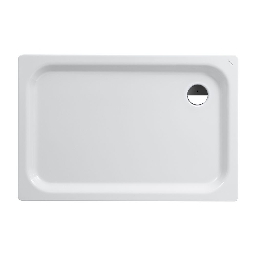 Laufen Duschwanne Platina 800x1200x65mm, Weiß, aus Stahl, Ablauf seitlich mit An... LAUFEN-H2150156000401 4014804719958 (Abb. 3)