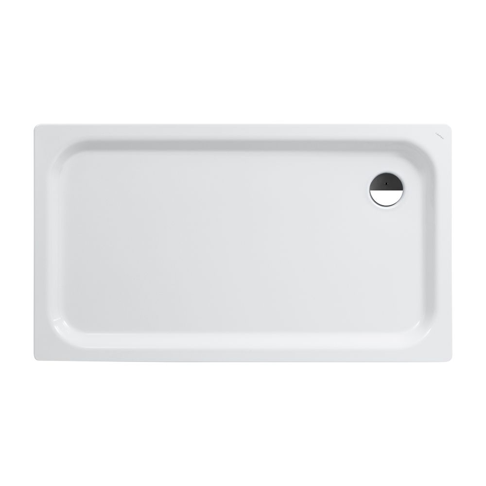Laufen Duschwanne Platina 800x1400x65mm, Weiß, aus Stahl, Ablauf seitlich mit An... LAUFEN-H2150166000401 4014804720039 (Abb. 3)