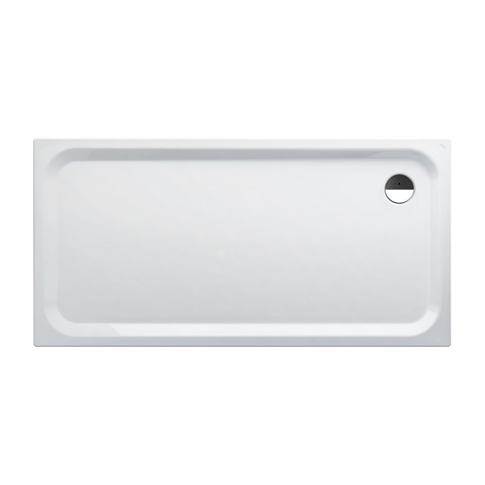 Laufen Duschwanne Platina 900x1800x45mm, Weiß, aus Stahl, Ablauf seitlich mit An... LAUFEN-H2150376000401 7612738929848 (Abb. 3)