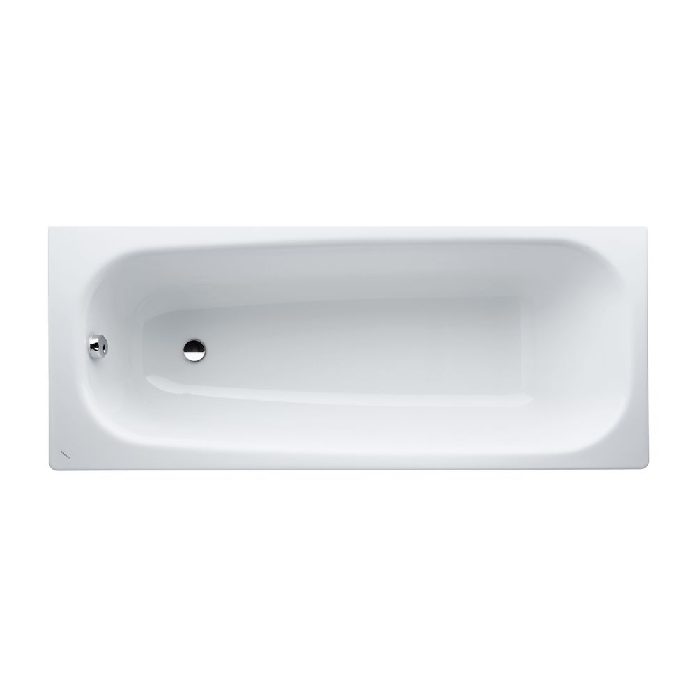 Laufen Einbau-Badewanne Laufen Pro 700x1600x395mm, Weiß, aus Stahl, inklusive Sc... LAUFEN-H2239500000401 4014804722408 (Abb. 1)