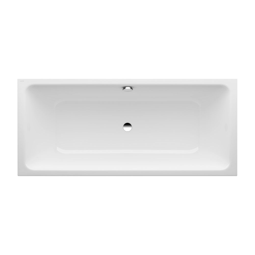 Laufen Einbaubadewanne Pro S 1800x800x410mm, Mattweiß, aus Stahl, mit Mittelabla... LAUFEN-H2271807570401 7612738103941 (Abb. 1)
