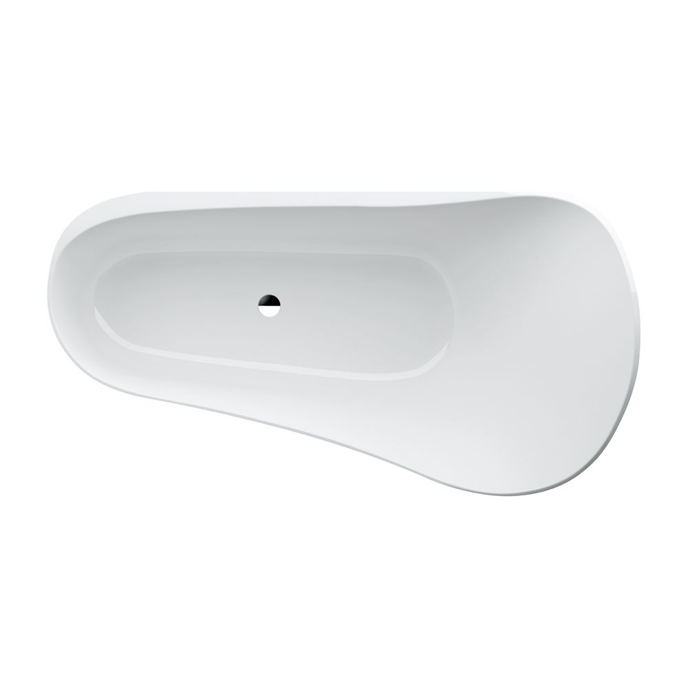 Laufen freistehende Badewanne Palmoba 890x1800x900mm, Weiß, aus Sentec Mineralgu... LAUFEN-H2458020000001 4014804844001 (Abb. 2)