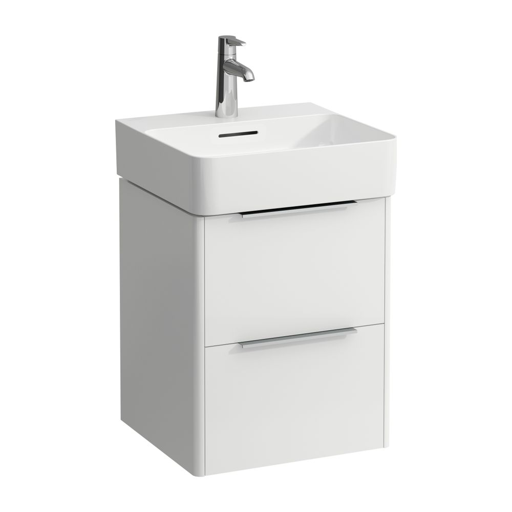 Laufen Waschtischunterbau BASE für VAL 391x433x515mm, glänzend Weiß, 2 Schublade... LAUFEN-H4021321102611 7612738912048 (Abb. 1)