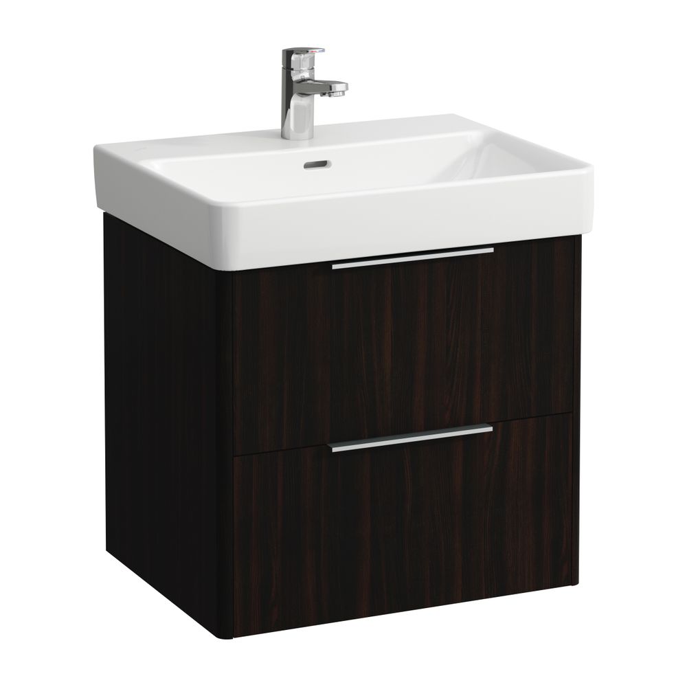 Laufen Waschtischunterbau BASE für Pro S 438x570x515mm, Ulme dunkel, 2 Schublade... LAUFEN-H4022321102631 7612738912314 (Abb. 1)