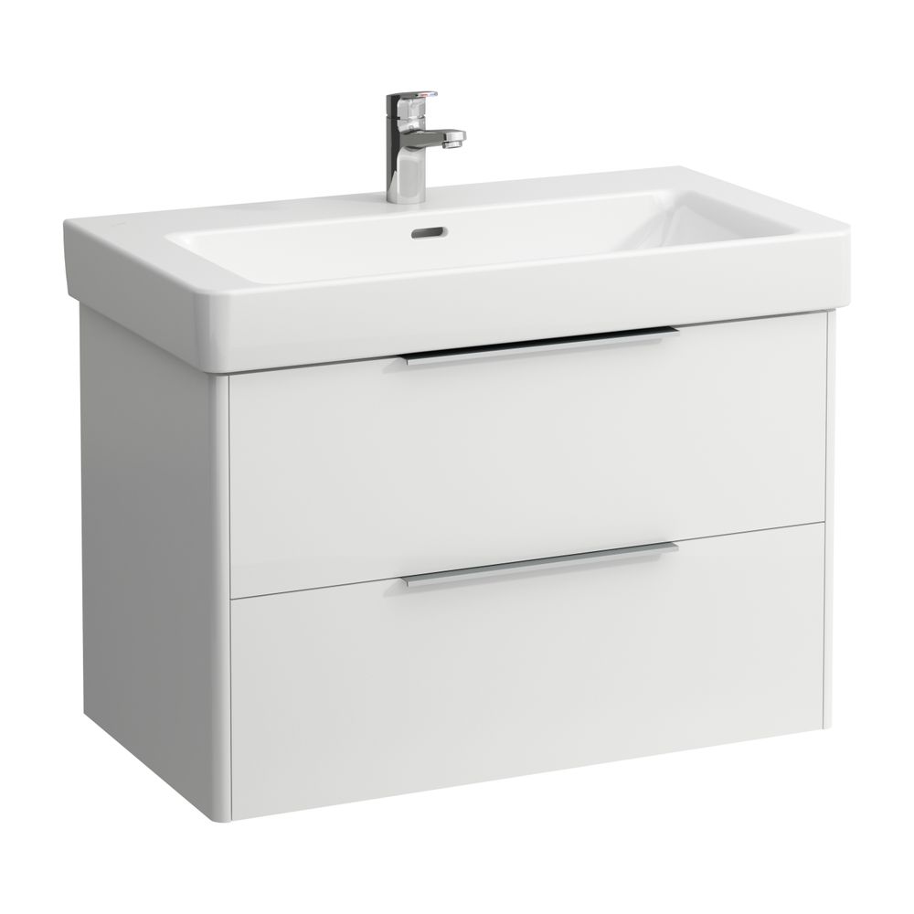 Laufen Waschtischunterbau BASE für Pro S 438x809x515mm, Mattweiß, 2 Schubladen m... LAUFEN-H4023921102601 7612738912680 (Abb. 1)