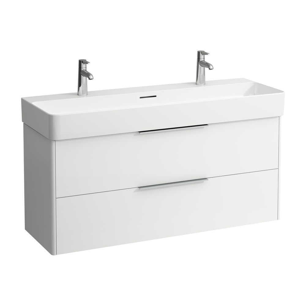 Laufen Waschtischunterbau BASE für VAL 391x1180x515mm, glänzend Weiß, 2 Schublad... LAUFEN-H4024721102611 7612738912949 (Abb. 2)