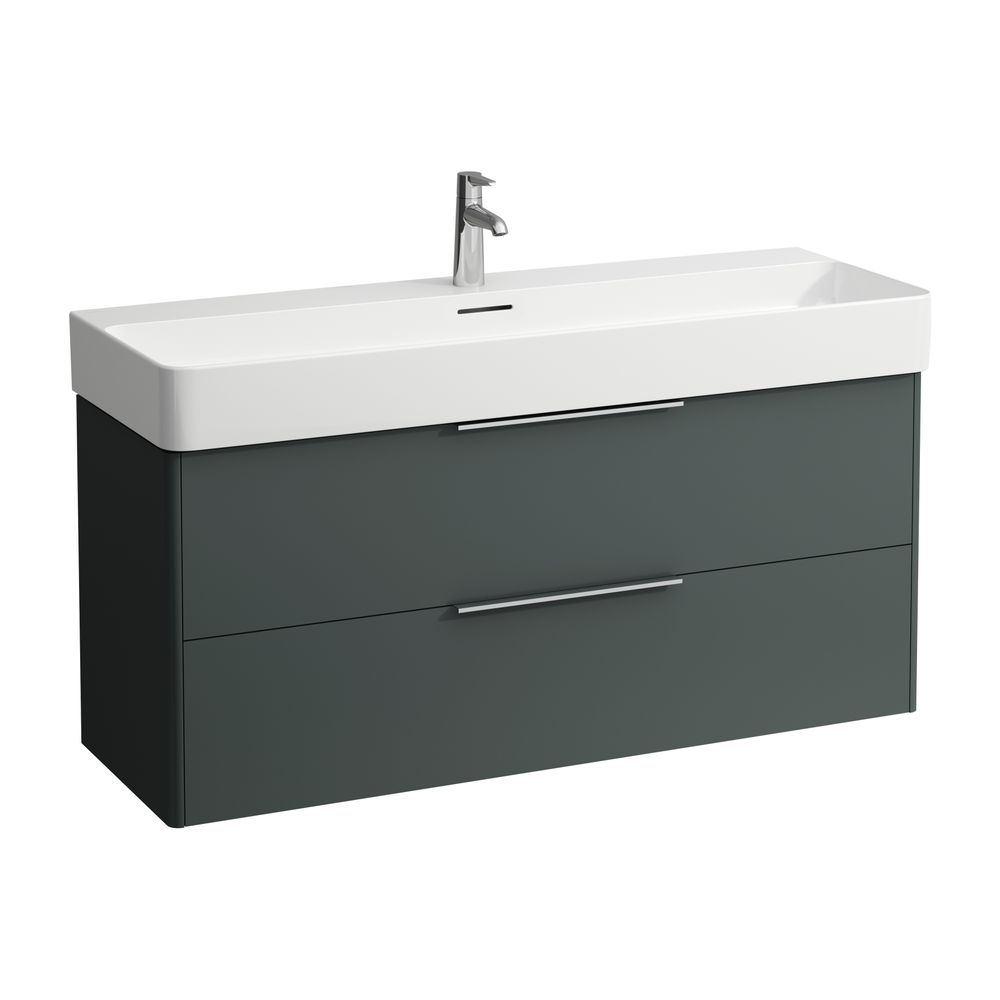 Laufen Waschtischunterbau BASE für VAL 391x1180x515mm, Verkehrsgrau, 2 Schublade... LAUFEN-H4024721102661 7612738972752 (Abb. 1)