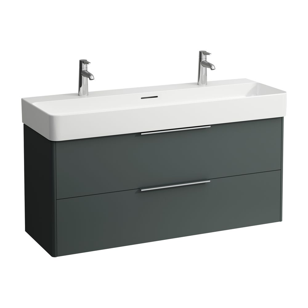 Laufen Waschtischunterbau BASE für VAL 391x1180x515mm, Verkehrsgrau, 2 Schublade... LAUFEN-H4024721102661 7612738972752 (Abb. 2)