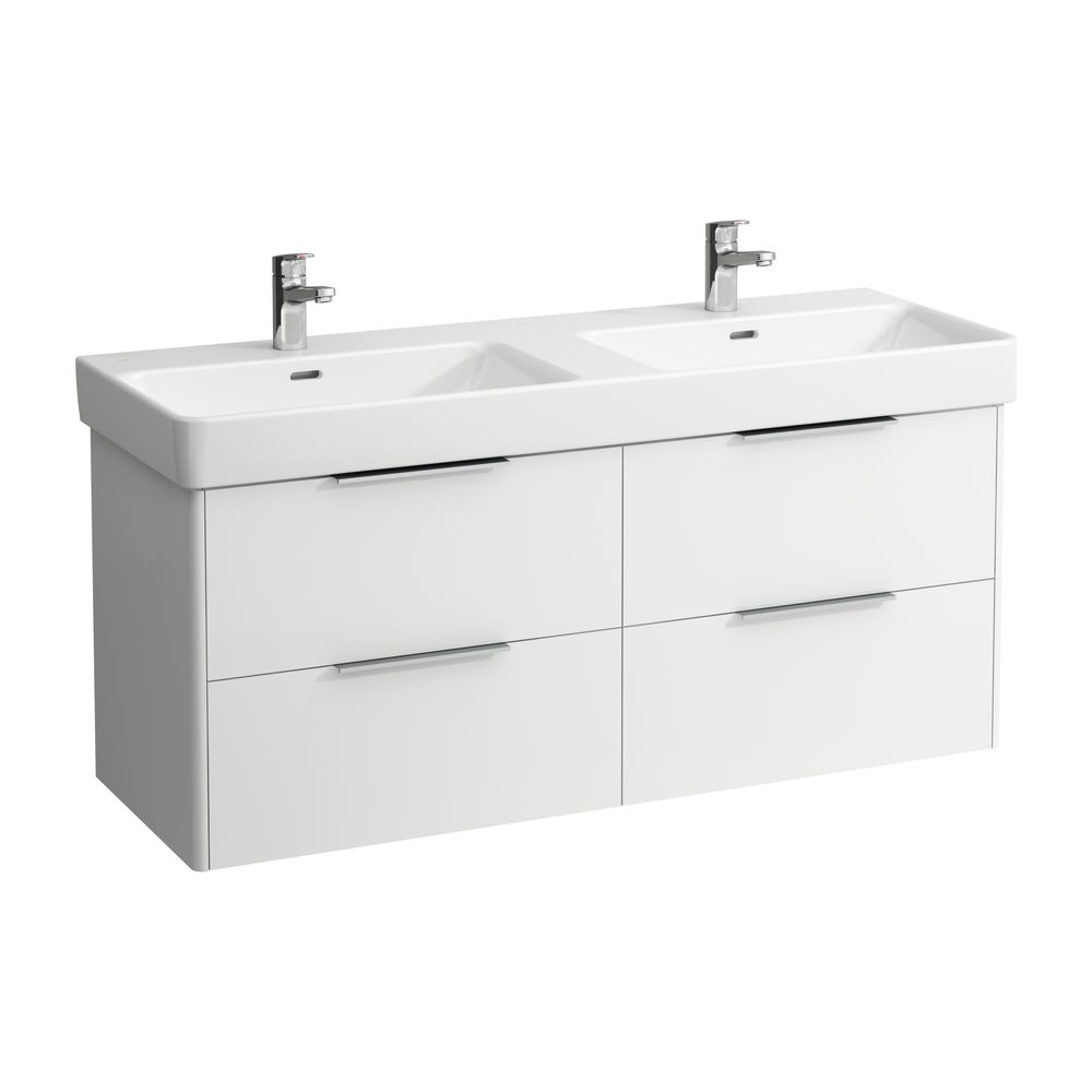 Laufen Waschtischunterbau BASE für Pro S 438x1258x515mm, glänzend Weiß, 4 Schubl... LAUFEN-H4025141102611 7612738913090 (Abb. 1)