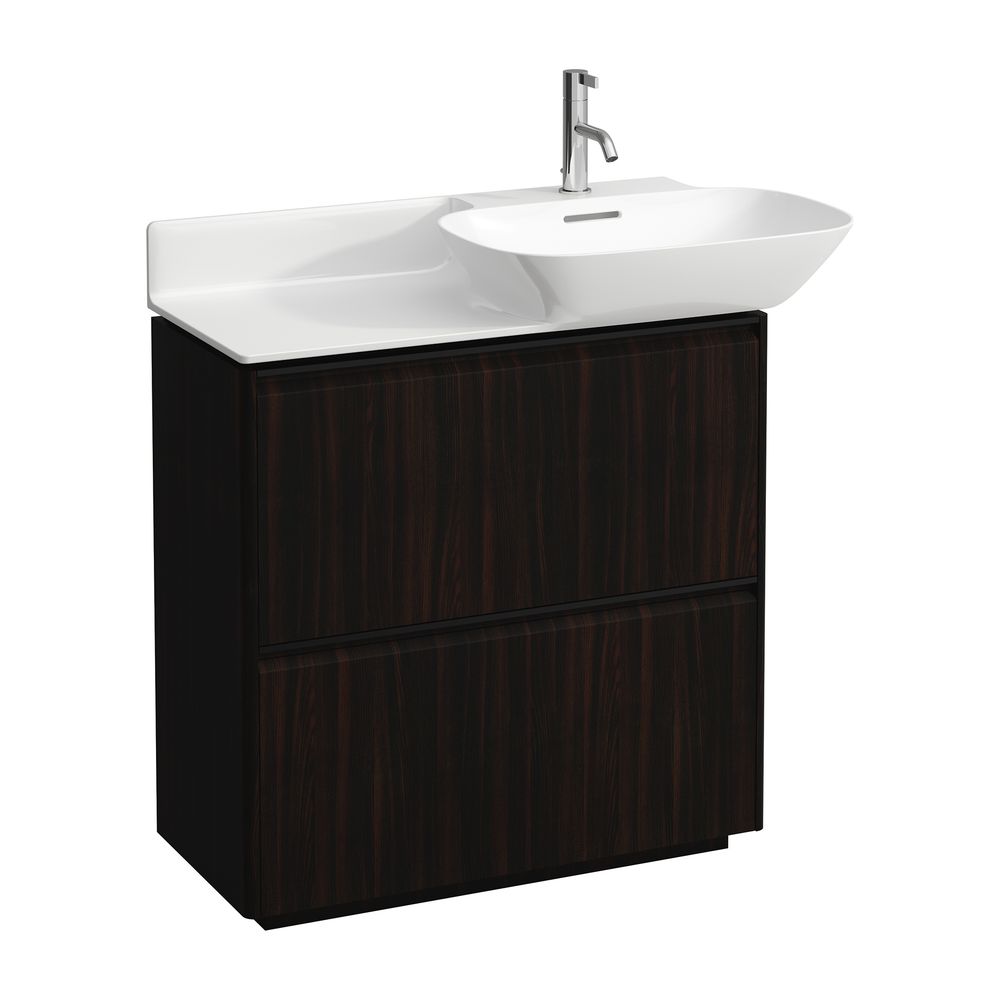 Laufen Waschtischunterbau BASE für INO 348x769x768mm, Ulme dunkel, Schwarz, bode... LAUFEN-H4030041102631 7612738948603 (Abb. 1)