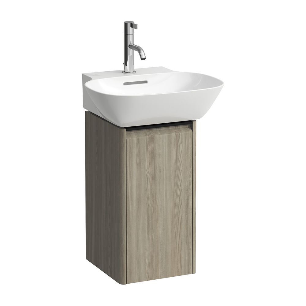 Laufen Waschtischunterbau BASE für INO 296x277x515mm, Ulme hell, Schwarz, 1 Tür ... LAUFEN-H4030141102621 7612738948474 (Abb. 1)