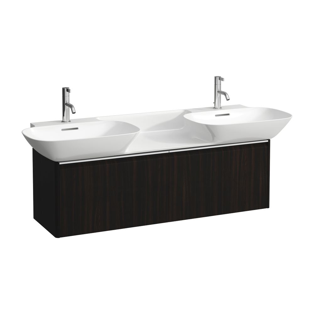 Laufen Waschtischunterbau BASE für INO 348x1170x362mm, Ulme dunkel, 2 Schubladen... LAUFEN-H4030151102631 7612738080457 (Abb. 1)