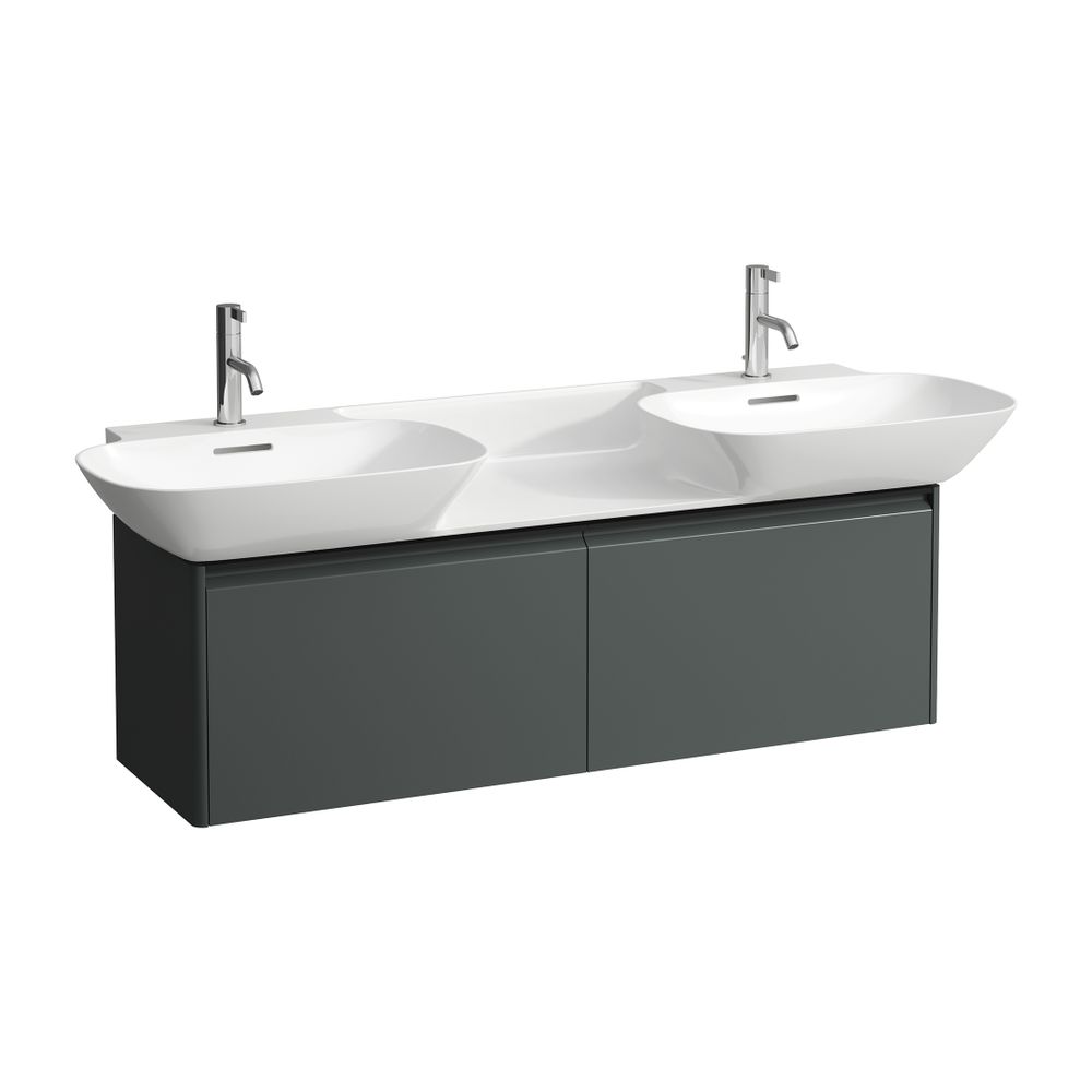 Laufen Waschtischunterbau BASE für INO 348x1170x362mm, Verkehrsgrau, Schwarz, 2 ... LAUFEN-H4030161102661 7612738084639 (Abb. 1)