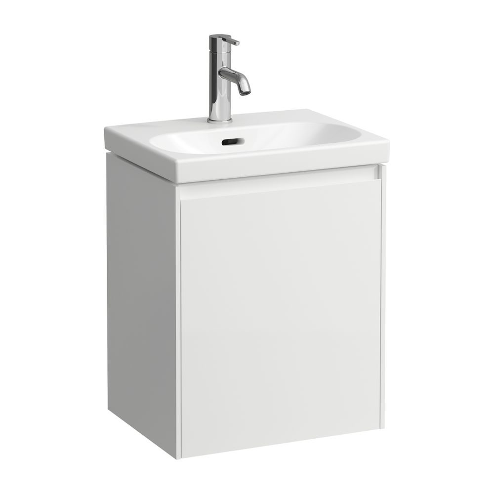 Laufen Waschtischunterbau LANI 339x437x515mm, Mattweiß, 1 Tür Scharnier rechts, ... LAUFEN-H4035021122601 7612738008208 (Abb. 1)