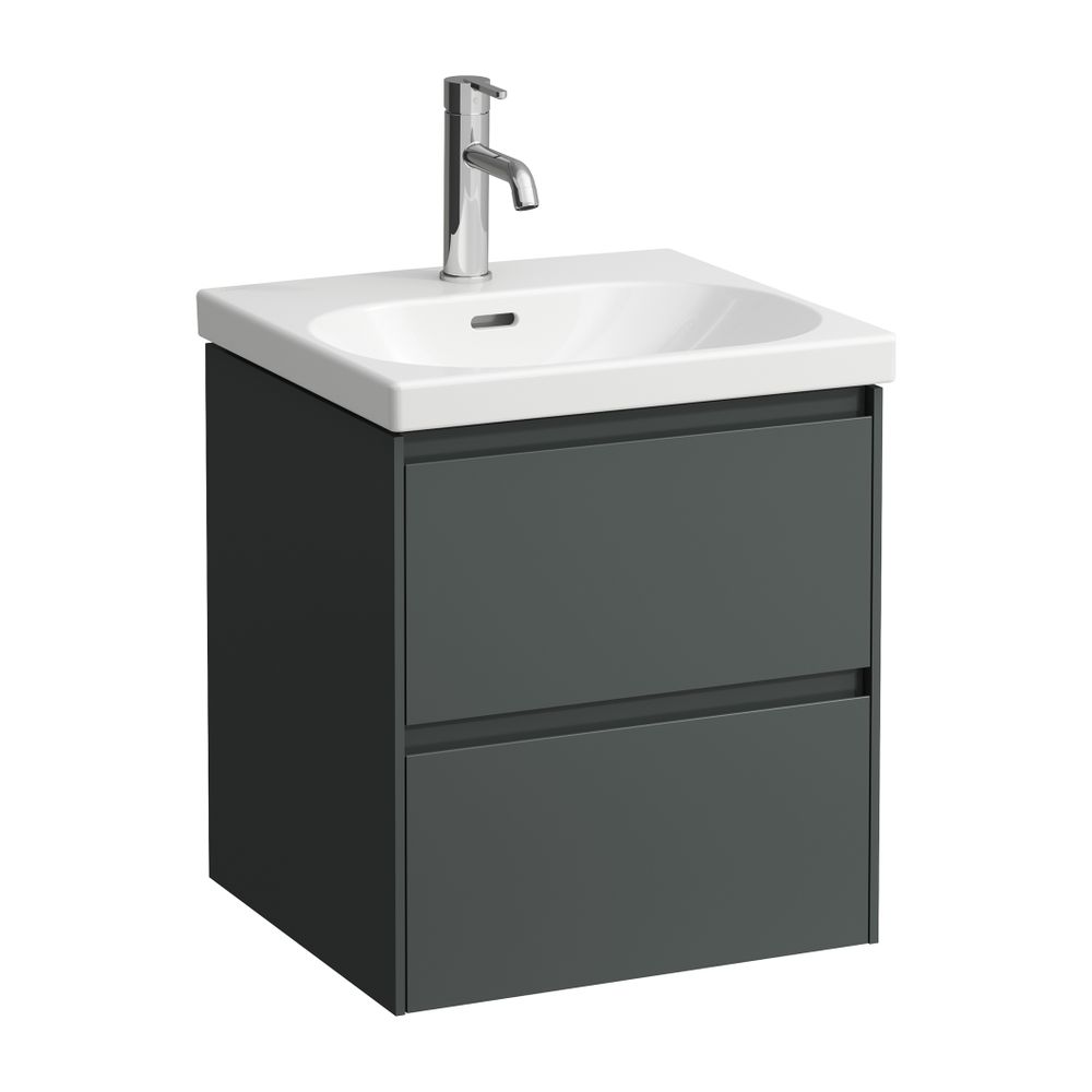 Laufen Waschtischunterbau LANI 442x482x515mm, Verkehrsgrau, mit 2 Schubladen, Gr... LAUFEN-H4035121122661 7612738008161 (Abb. 1)