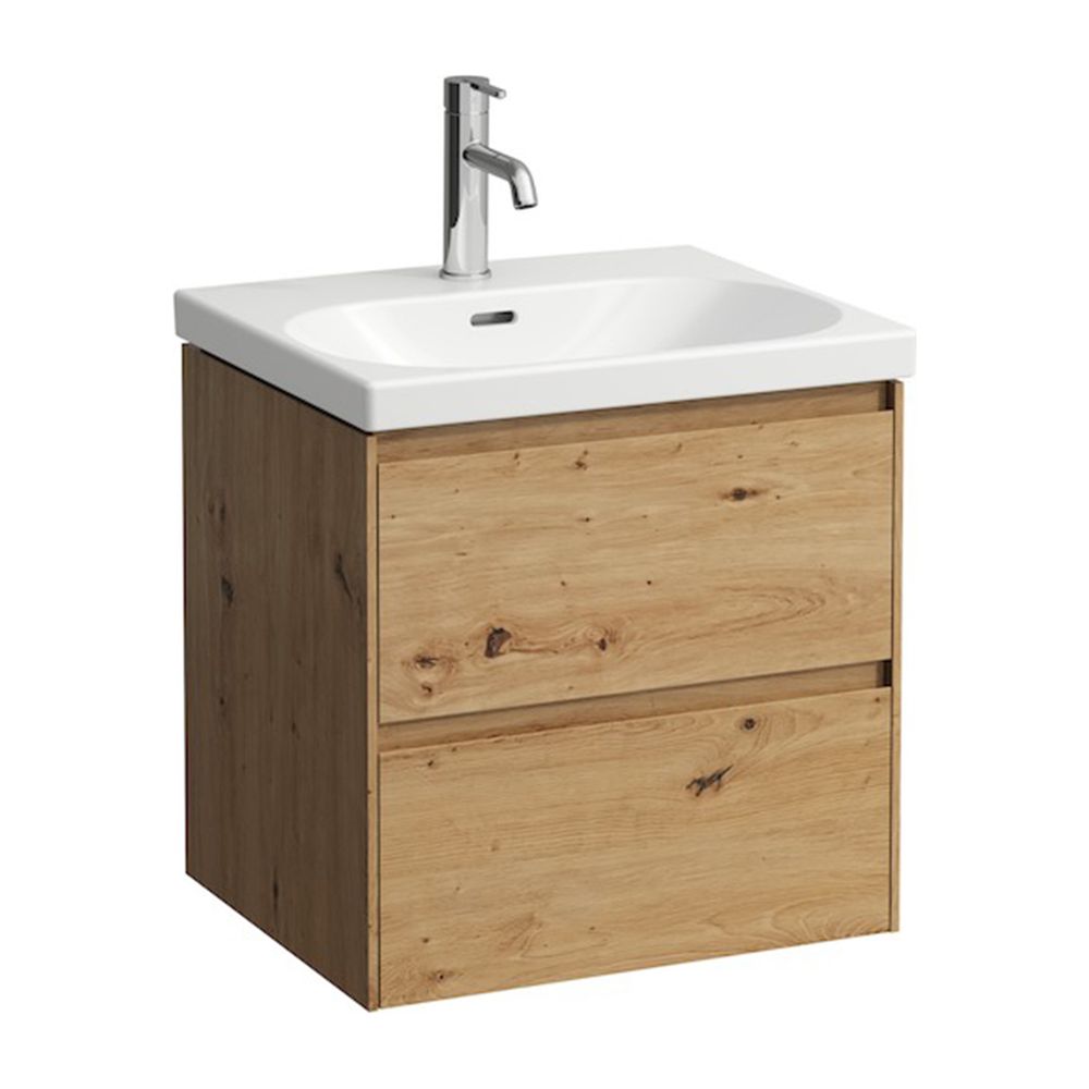 Laufen Waschtischunterbau LANI 442x534x515mm, Wildeiche, mit 2 Schubladen, Griff... LAUFEN-H4035221122671 7612738008116 (Abb. 1)