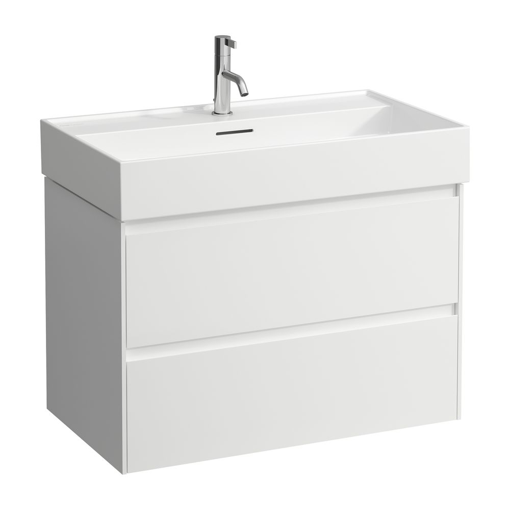 Laufen Waschtischunterbau LANI 442x784x515mm, Mattweiß, mit 2 Schubladen, Griffl... LAUFEN-H4035521122601 7612738008840 (Abb. 2)