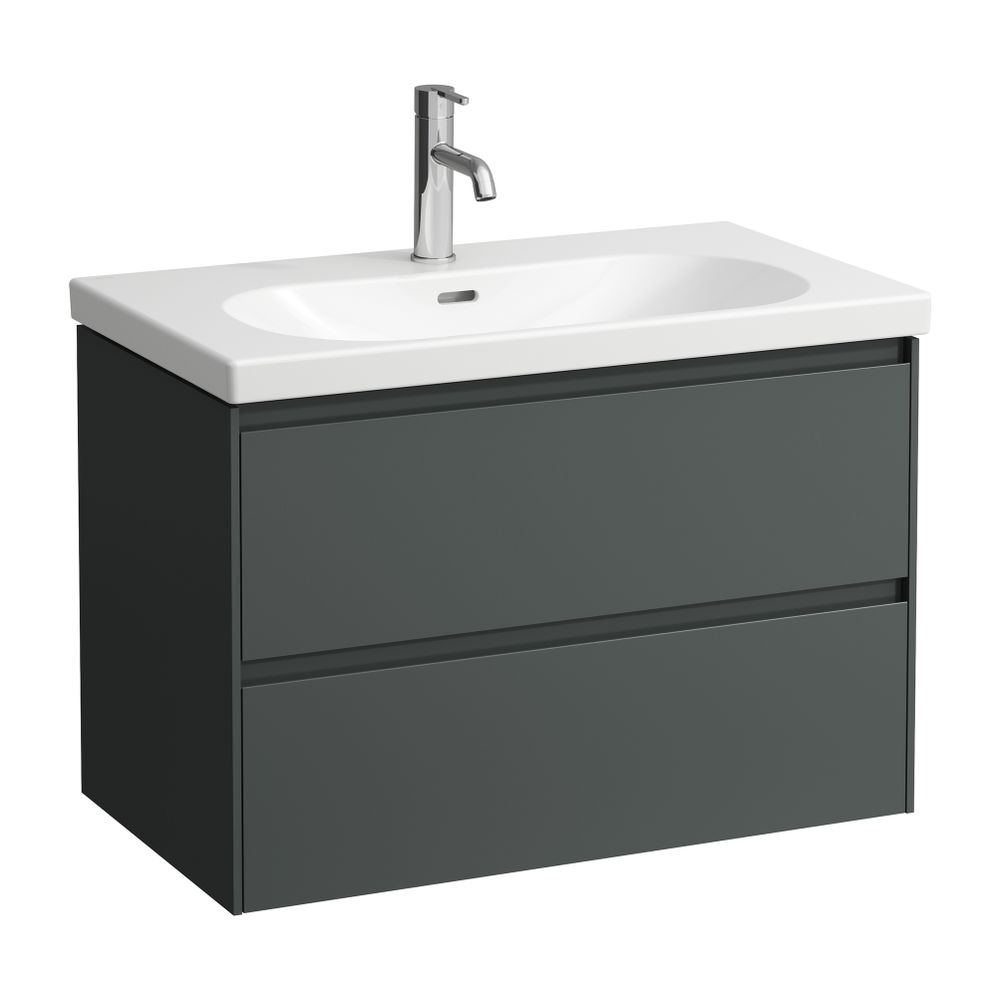 Laufen Waschtischunterbau LANI 442x784x515mm, Verkehrsgrau, mit 2 Schubladen, Gr... LAUFEN-H4035521122661 7612738008864 (Abb. 1)