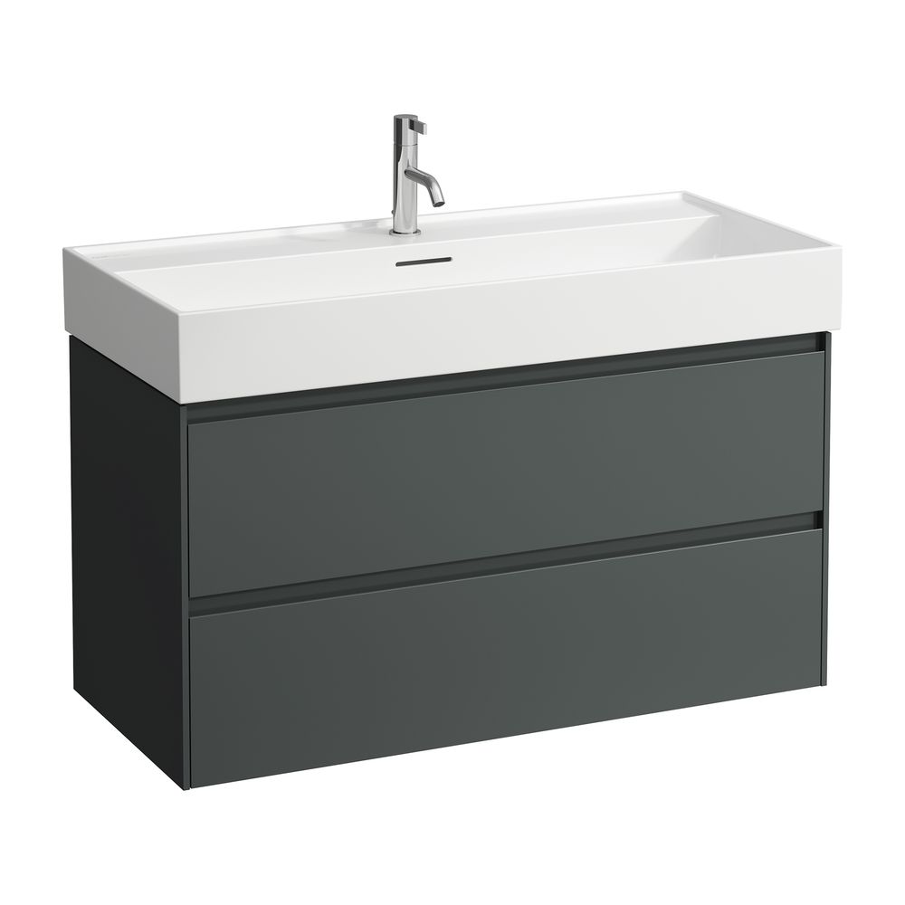 Laufen Waschtischunterbau LANI 442x984x515mm, Verkehrsgrau, mit 2 Schubladen, Gr... LAUFEN-H4035621122661 7612738041359 (Abb. 3)