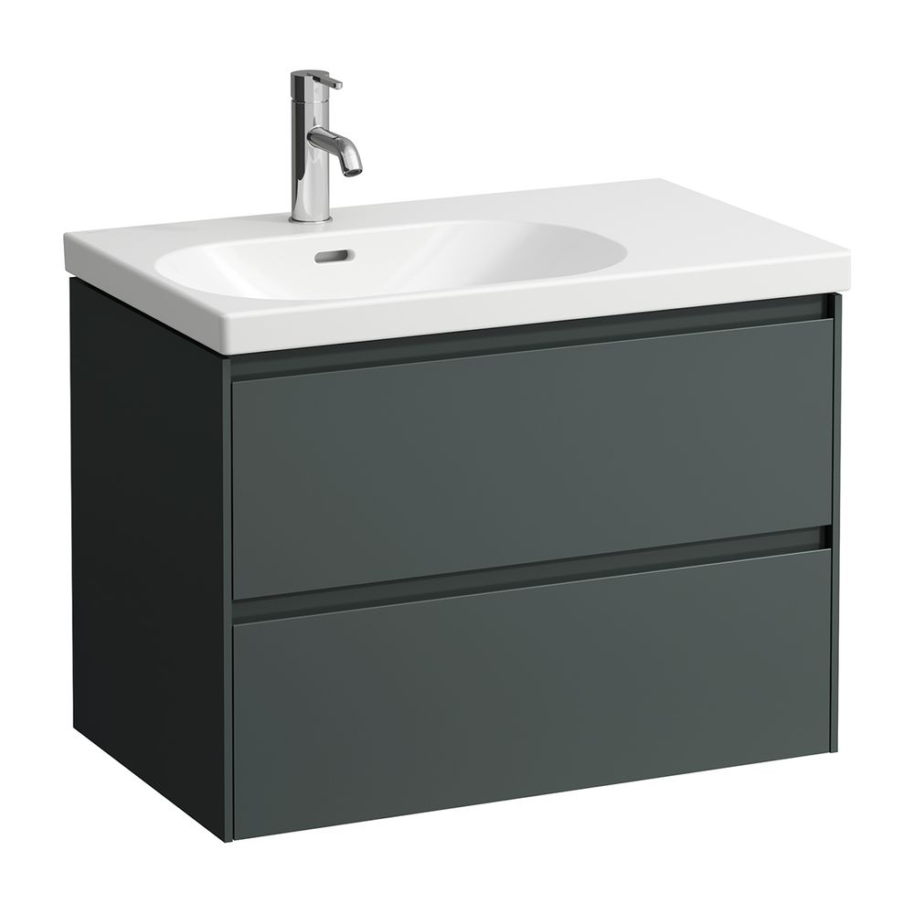 Laufen Waschtischunterbau LANI 442x750x515mm, Verkehrsgrau, mit 2 Schubladen, Gr... LAUFEN-H4035921122661 7612738041298 (Abb. 1)