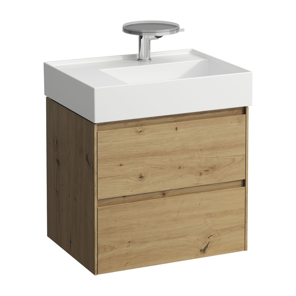 Laufen Waschtischunterbau LANI 448x584x515mm, Wildeiche, 2 Schubladen, Griffleis... LAUFEN-H4039421122671 7612738049393 (Abb. 1)