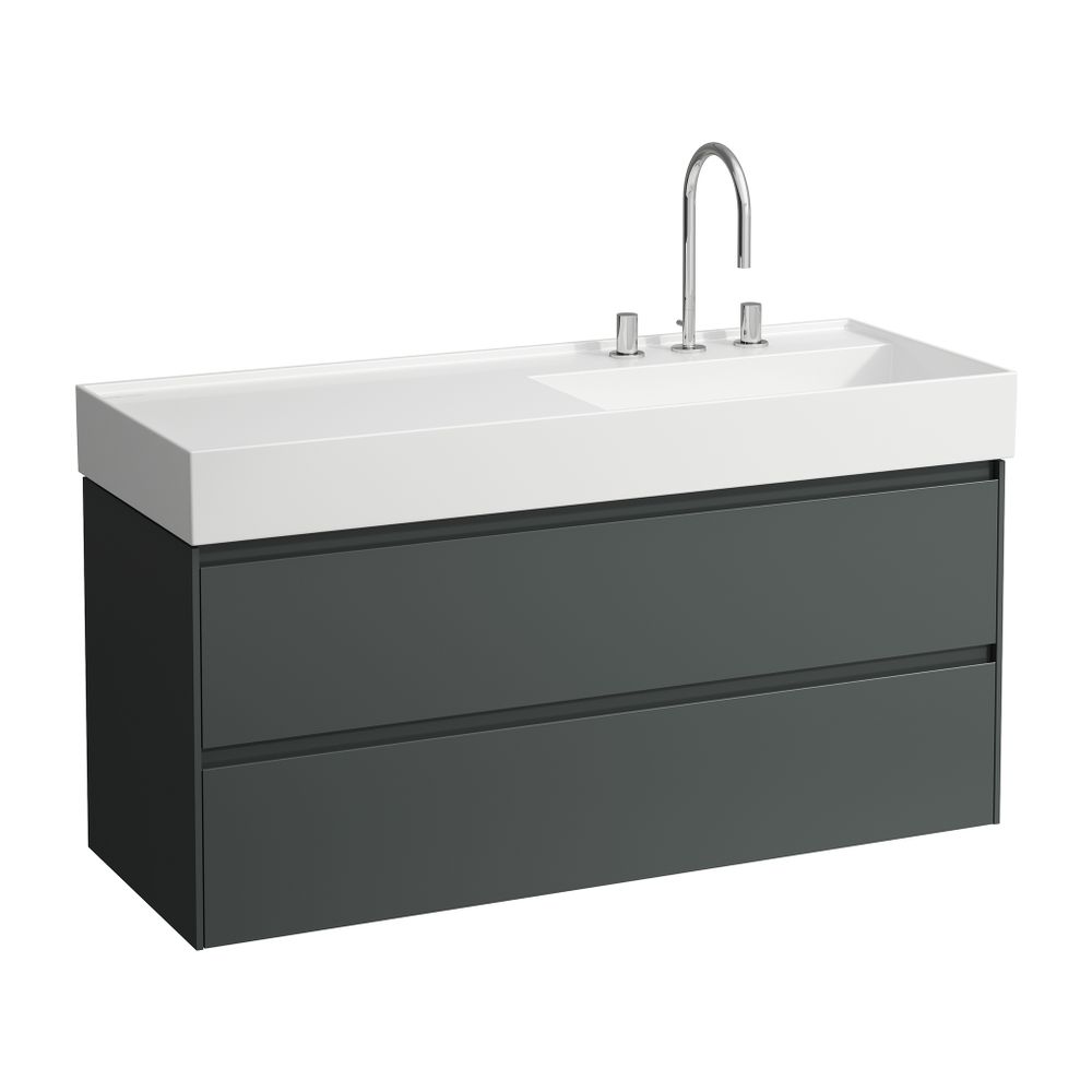 Laufen Waschtischunterbau LANI 448x1182x515mm, Verkehrsgrau, 2 Schublad., Griffl... LAUFEN-H4039821122661 7612738050559 (Abb. 1)