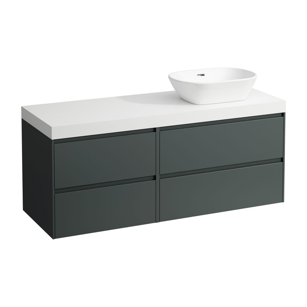 Laufen WT Unterbau u. Platte, Modular System, LANI 495x1370x580mm, V.-grau, Matt... LAUFEN-H4045831122661 7612738054229 (Abb. 1)