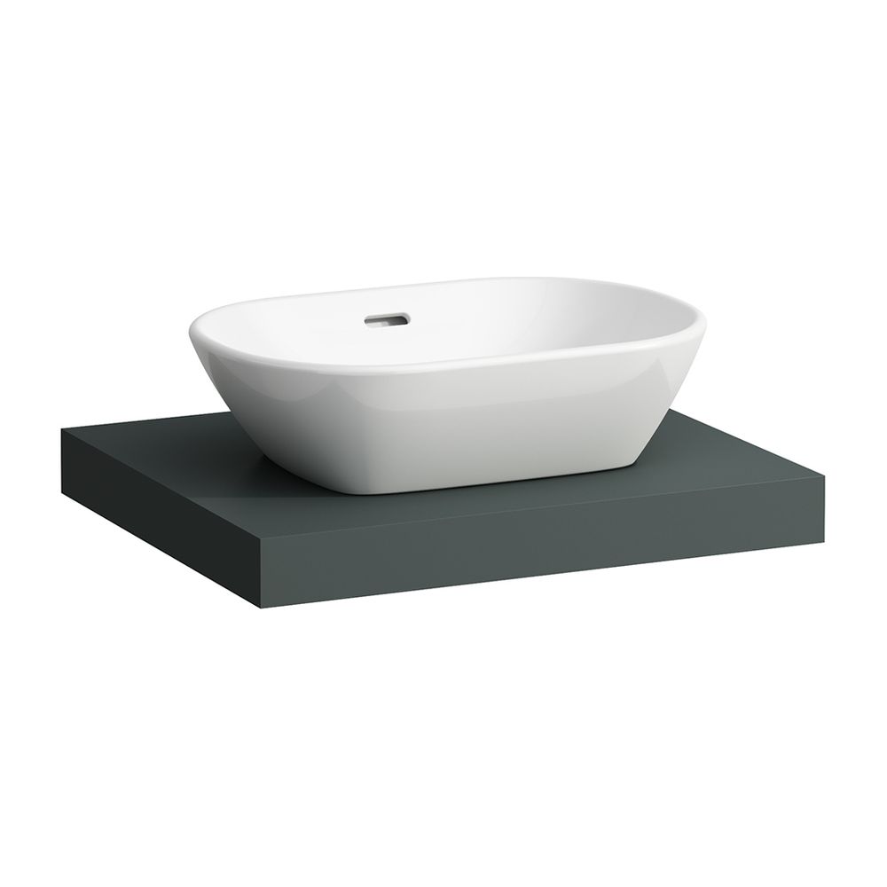 Laufen Waschtisch-Platte LANI 495x585x65mm, Verkehrsgrau, mit Ausschnitt mittig,... LAUFEN-H4046411122661 7612738048280 (Abb. 1)