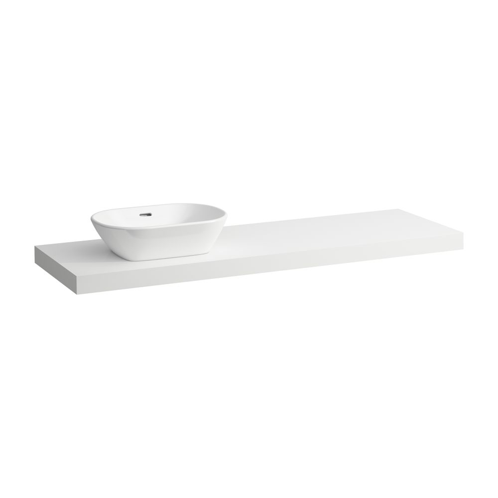 Laufen Waschtisch-Platte LANI 495x1570x65mm, Mattweiß, mit Ausschnitt links, ink... LAUFEN-H4046921122601 7612738048853 (Abb. 1)