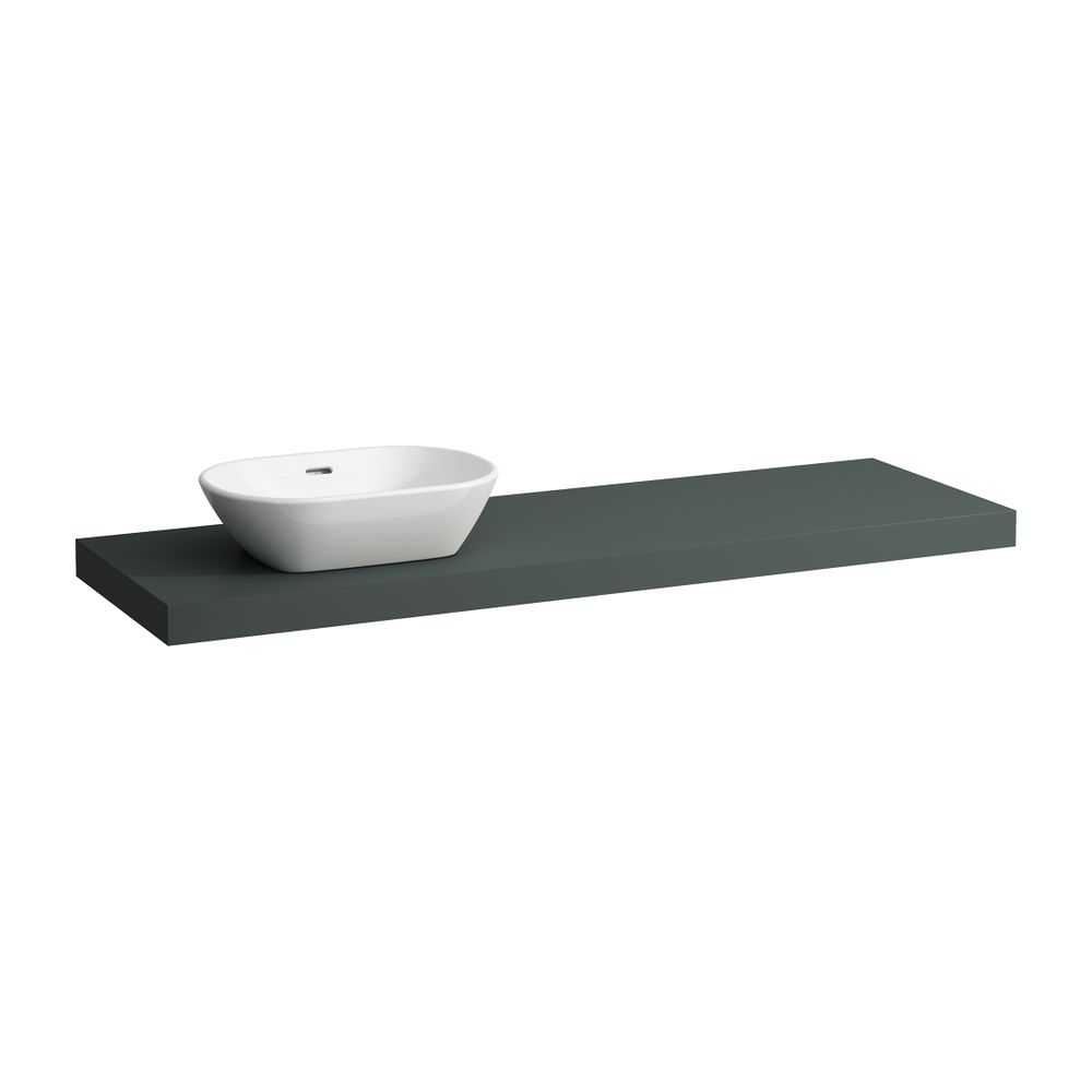 Laufen Waschtisch-Platte LANI 495x1570x65mm, Verkehrsgrau, mit Ausschnitt links,... LAUFEN-H4046921122661 7612738048860 (Abb. 1)