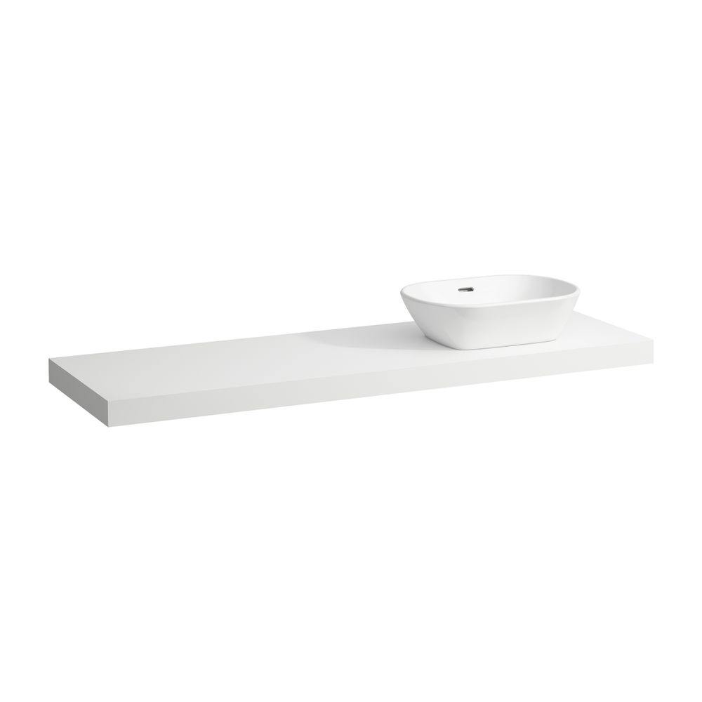 Laufen Waschtisch-Platte LANI 495x1570x65mm, Mattweiß, mit Ausschnitt rechts, in... LAUFEN-H4046931122601 7612738048884 (Abb. 1)