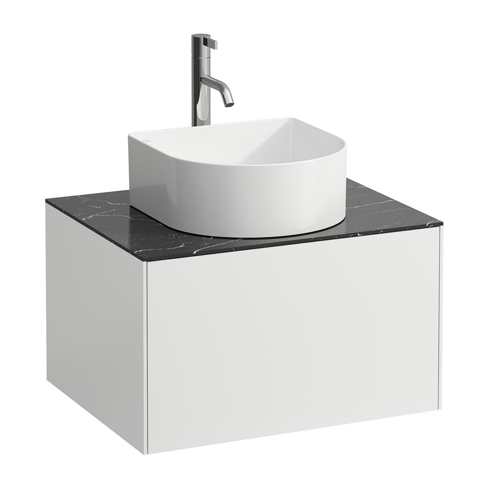 Laufen Schubladenelement Sonar 580x340x450mm, Mattweiß/Nero Marq., Aussch. mitti... LAUFEN-H4054050341431 7612738970482 (Abb. 1)