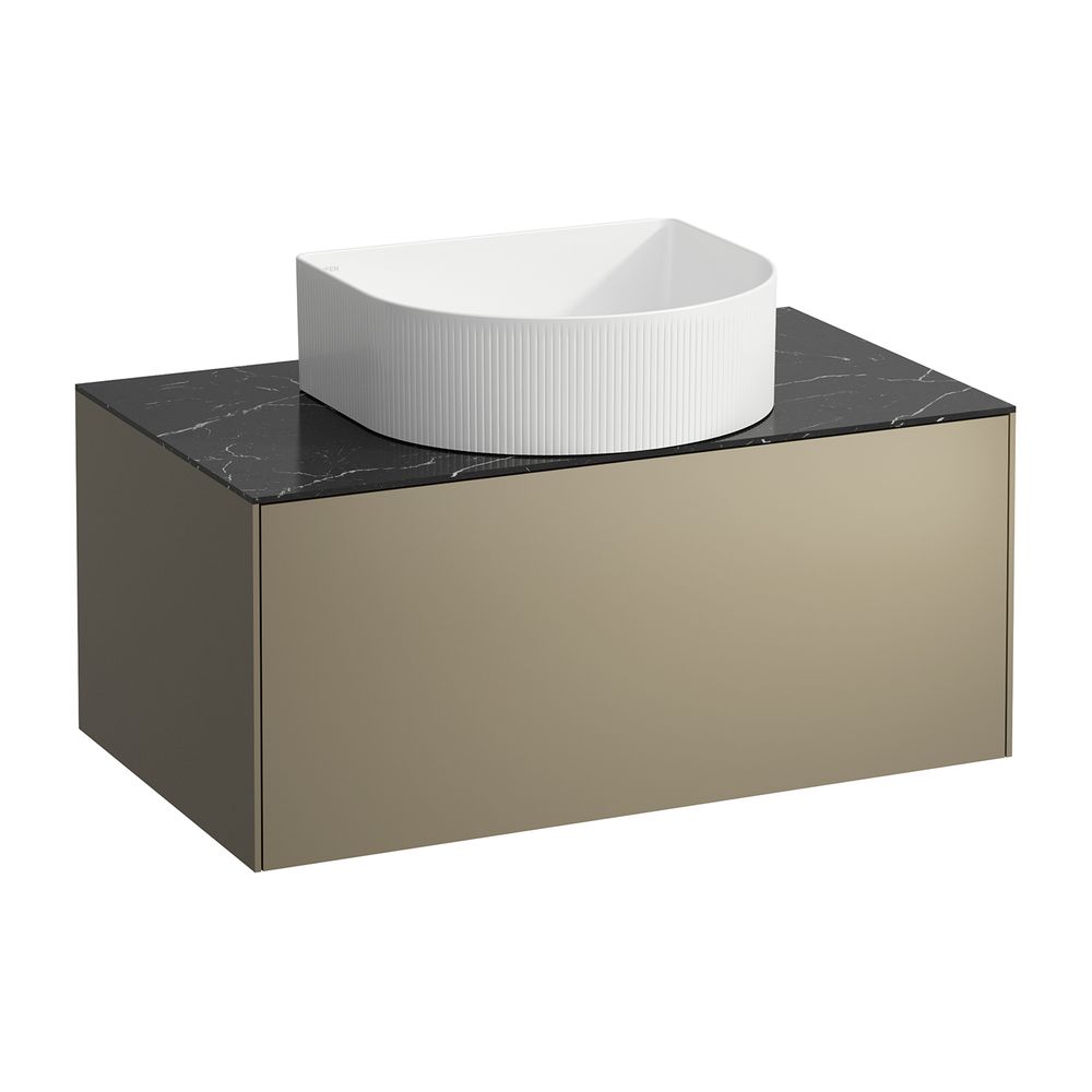 Laufen Schubladenelement Sonar 780x340x450mm, Titan/Nero Marq., Aussch. mittig f... LAUFEN-H4054110341421 7612738945978 (Abb. 1)