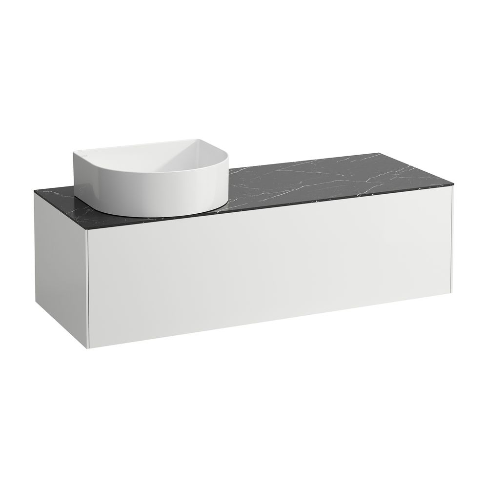 Laufen Schubladenelement Sonar 1180x340x450mm, Mattweiß/Nero Marquina, Aussch. l... LAUFEN-H4054220341431 7612738970550 (Abb. 1)