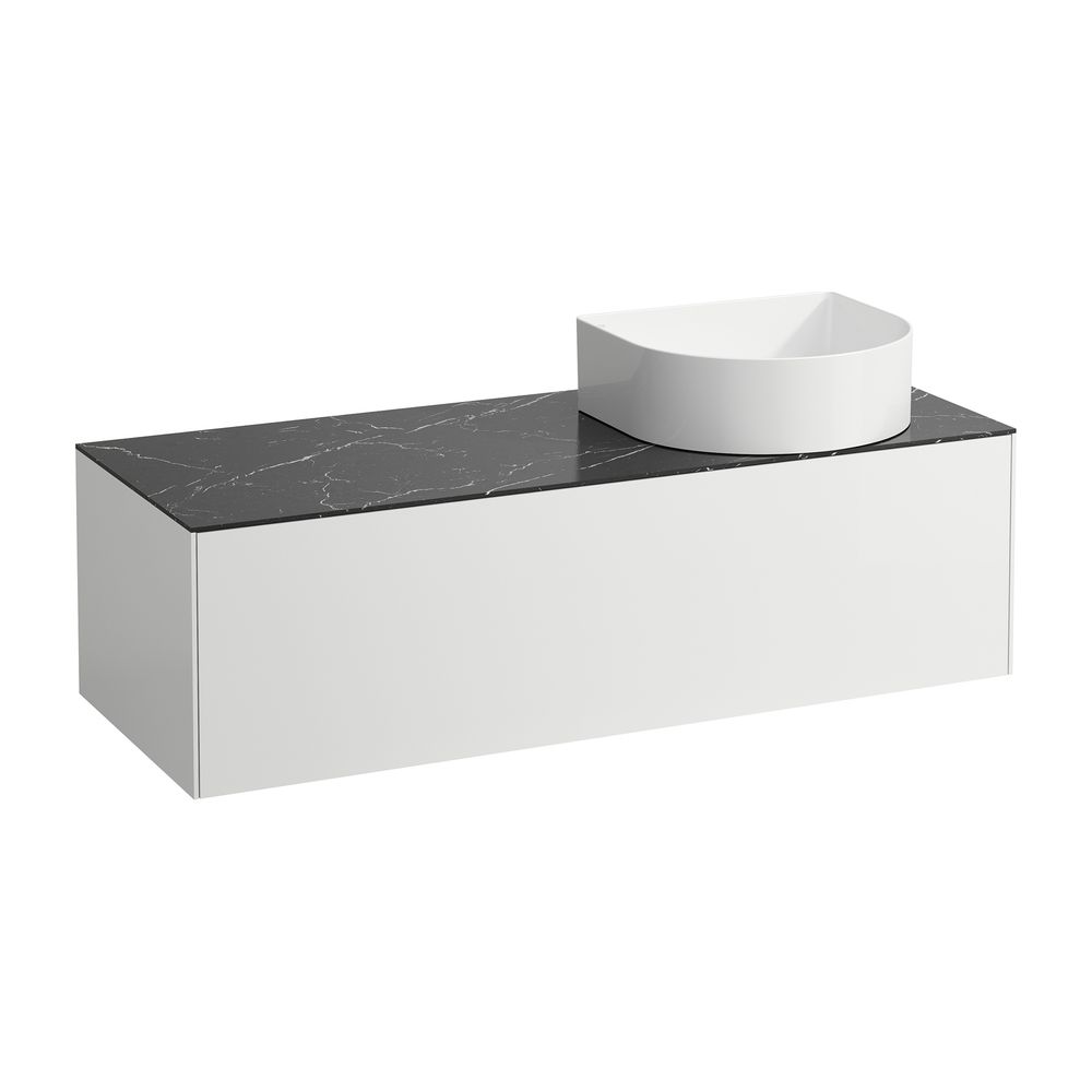 Laufen Schubladenelement Sonar 1180x340x450mm, Mattweiß/Nero Marquina, Aussch. r... LAUFEN-H4054230341431 7612738970574 (Abb. 1)