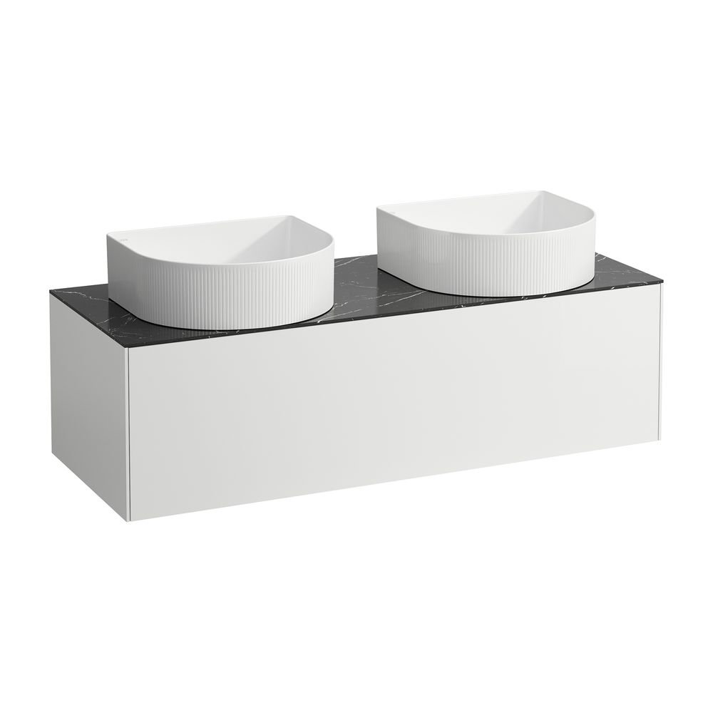 Laufen Schubladenelement Sonar 1180x340x450mm, Mattweiß/Nero Marquina, Aussch. l... LAUFEN-H4054240341431 7612738970598 (Abb. 1)