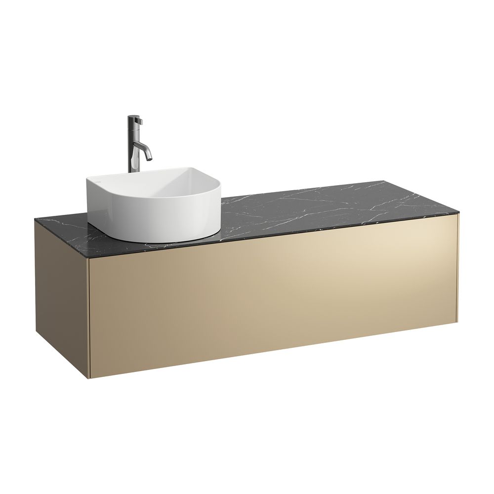 Laufen Schubladenelement Sonar 1180x340x450mm, Gold/Nero Marq, Aussch. links f. ... LAUFEN-H4054260341401 7612738946845 (Abb. 1)