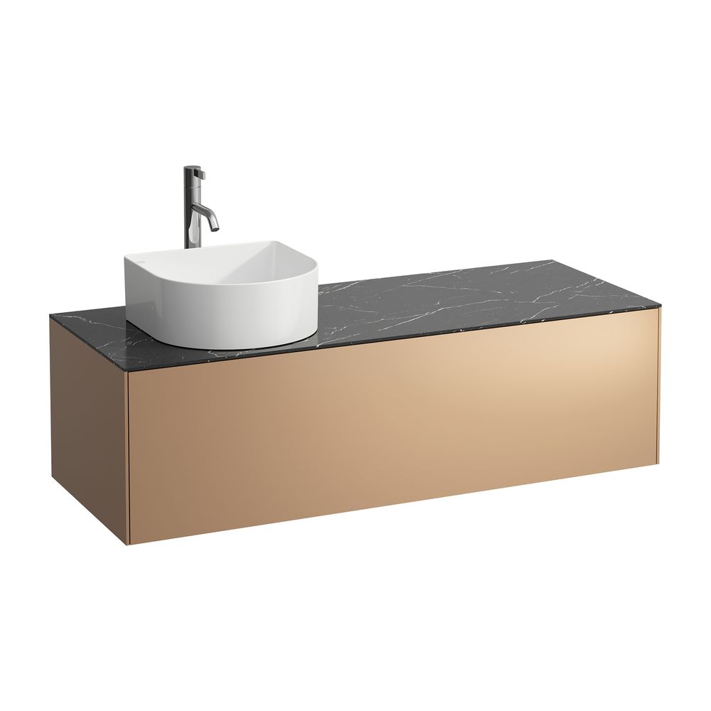 Laufen Schubladenelement Sonar 1180x340x450mm, Kupfer/Nero Marq, Aussch. links f... LAUFEN-H4054260341411 7612738945848 (Abb. 1)