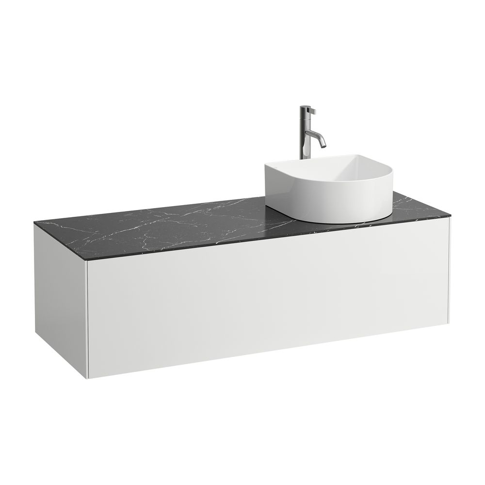 Laufen Schubladenelement Sonar 1180x340x450mm, Mattweiß/Nero Marquina, Aussch. r... LAUFEN-H4054270341431 7612738970628 (Abb. 1)