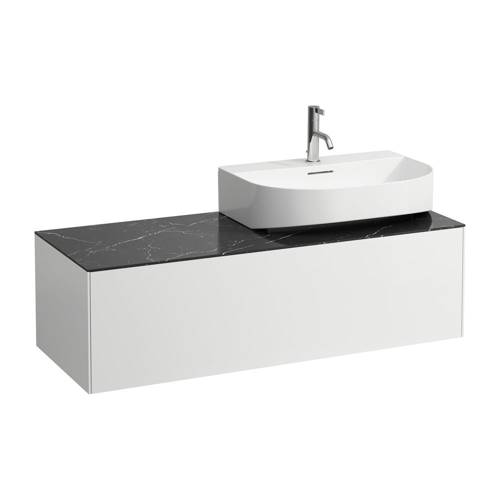Laufen Schubladenelement Sonar 1180x340x450mm, Mattweiß/Nero Marquina, 1 Schubl.... LAUFEN-H4054530341431 7612738970734 (Abb. 1)