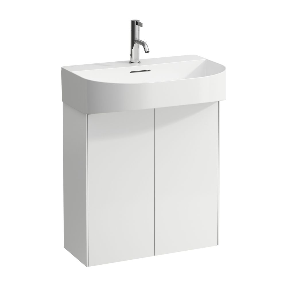 Laufen Waschtischunterbau Sonar 240x576x600mm, Mattweiß, 2 Türen mit Push/Pull F... LAUFEN-H4054830341701 7612738970826 (Abb. 1)