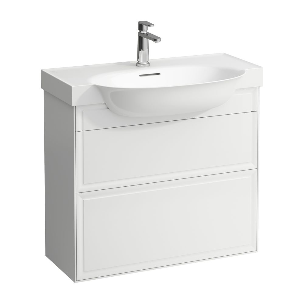 Laufen Waschtischunterbau The New Classic 316x776x677mm, Mattweiß, 2 Schubladen ... LAUFEN-H4060420851701 7612738971106 (Abb. 1)