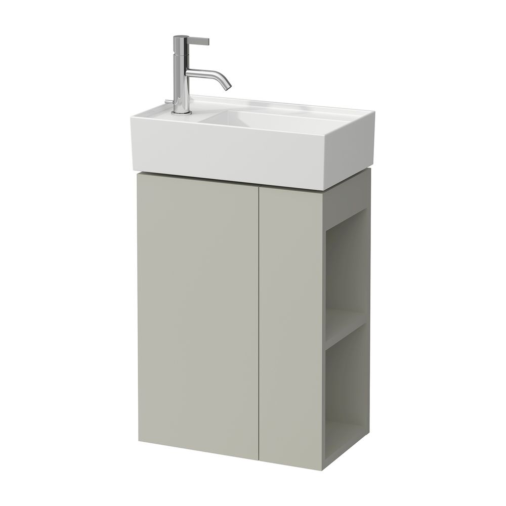 Laufen Waschtischunterbau Kartell 270x440x600mm, Kieselgrau, 1 Tür links Regal r... LAUFEN-H4075170336411 7612738931520 (Abb. 1)